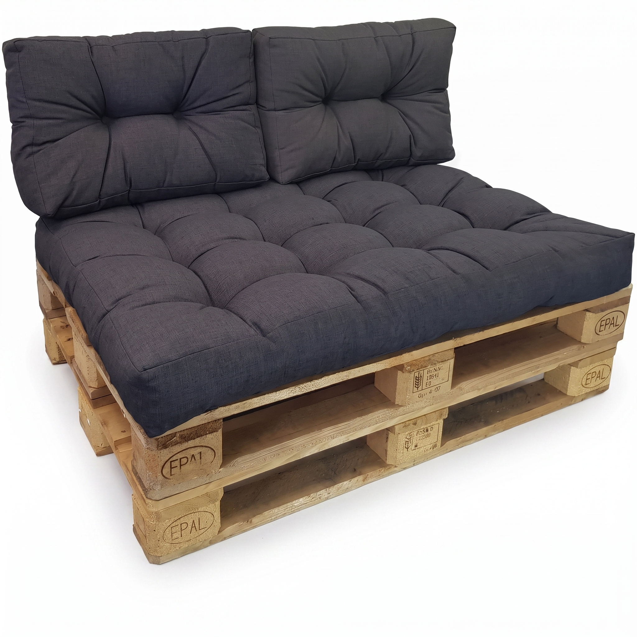 Pallet Sofa & Bench Cushion – Multiple Colors & Sizes – product photo on a white background | Brivenzo
