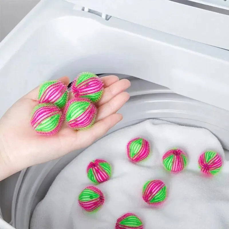 Pet Hair Laundry Balls – Set of 3 – product view 7 | Brivenzo