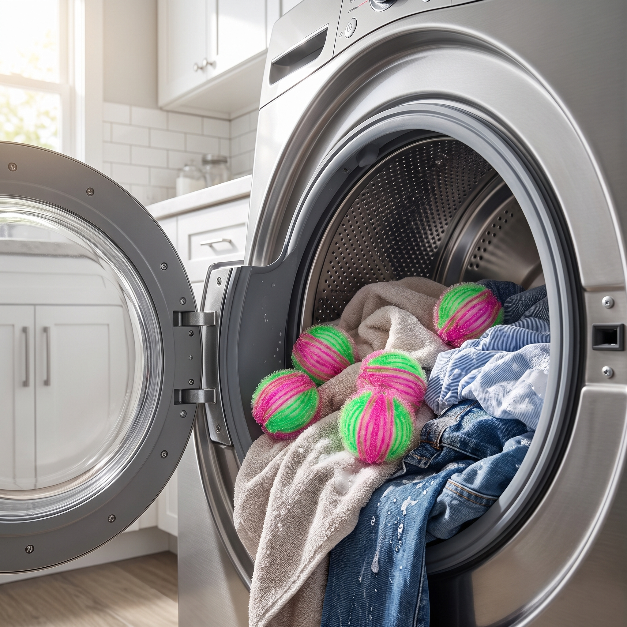 Pet Hair Laundry Balls – Set of 3 – product view 8 | Brivenzo