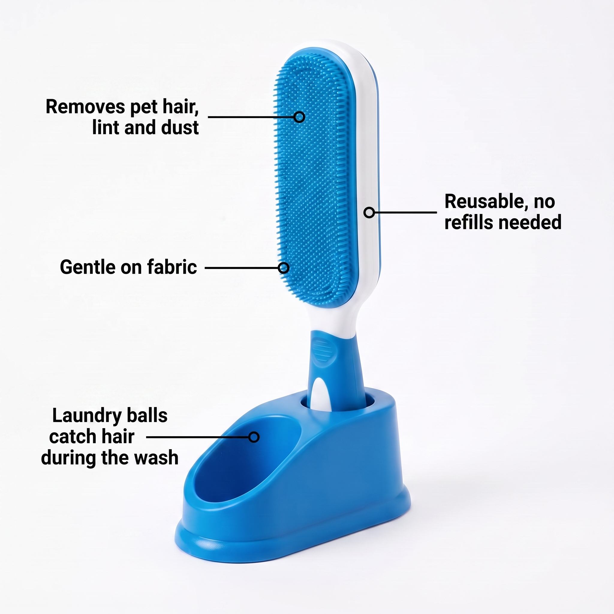 Pet Hair Remover Set – Reusable Lint Brush & Laundry Balls – features and specifications overview | Brivenzo