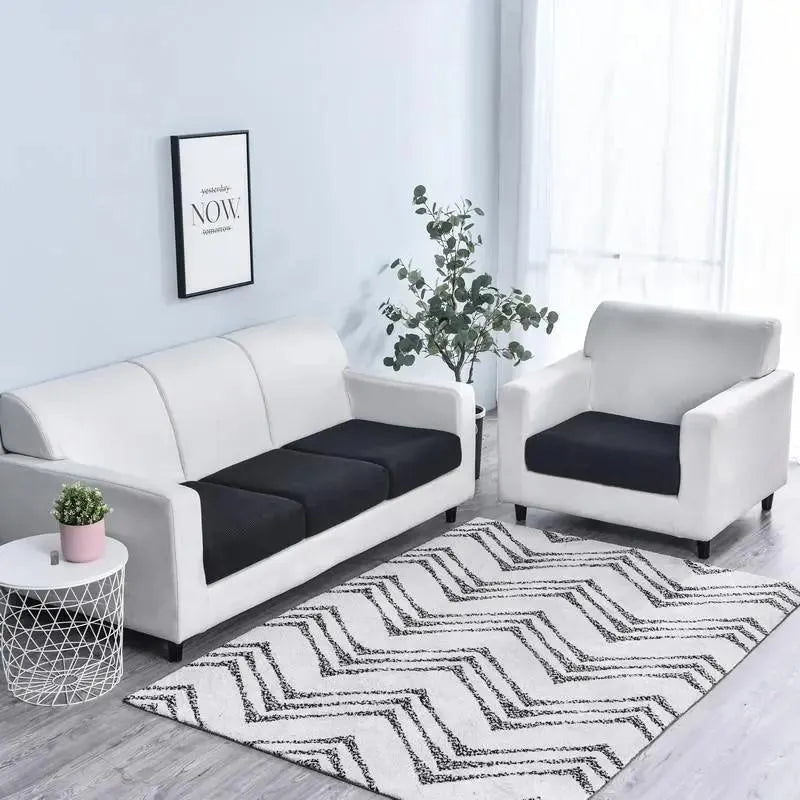 Seat & Backrest Cushion Cover – Black – product view 4 | Brivenzo
