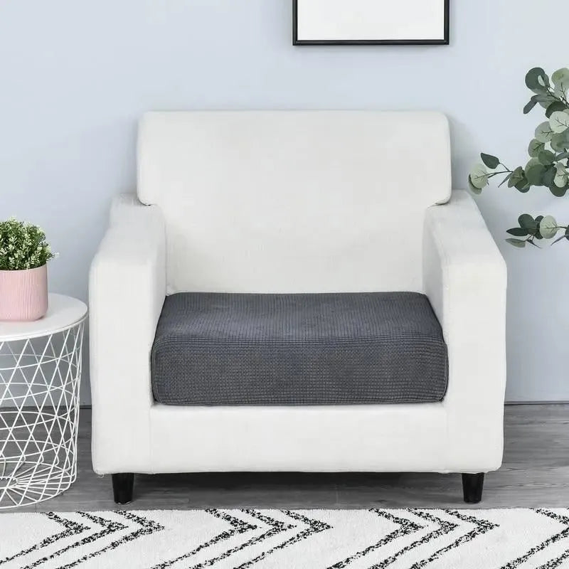 Seat & Backrest Cushion Cover – Grey – product view 5 | Brivenzo