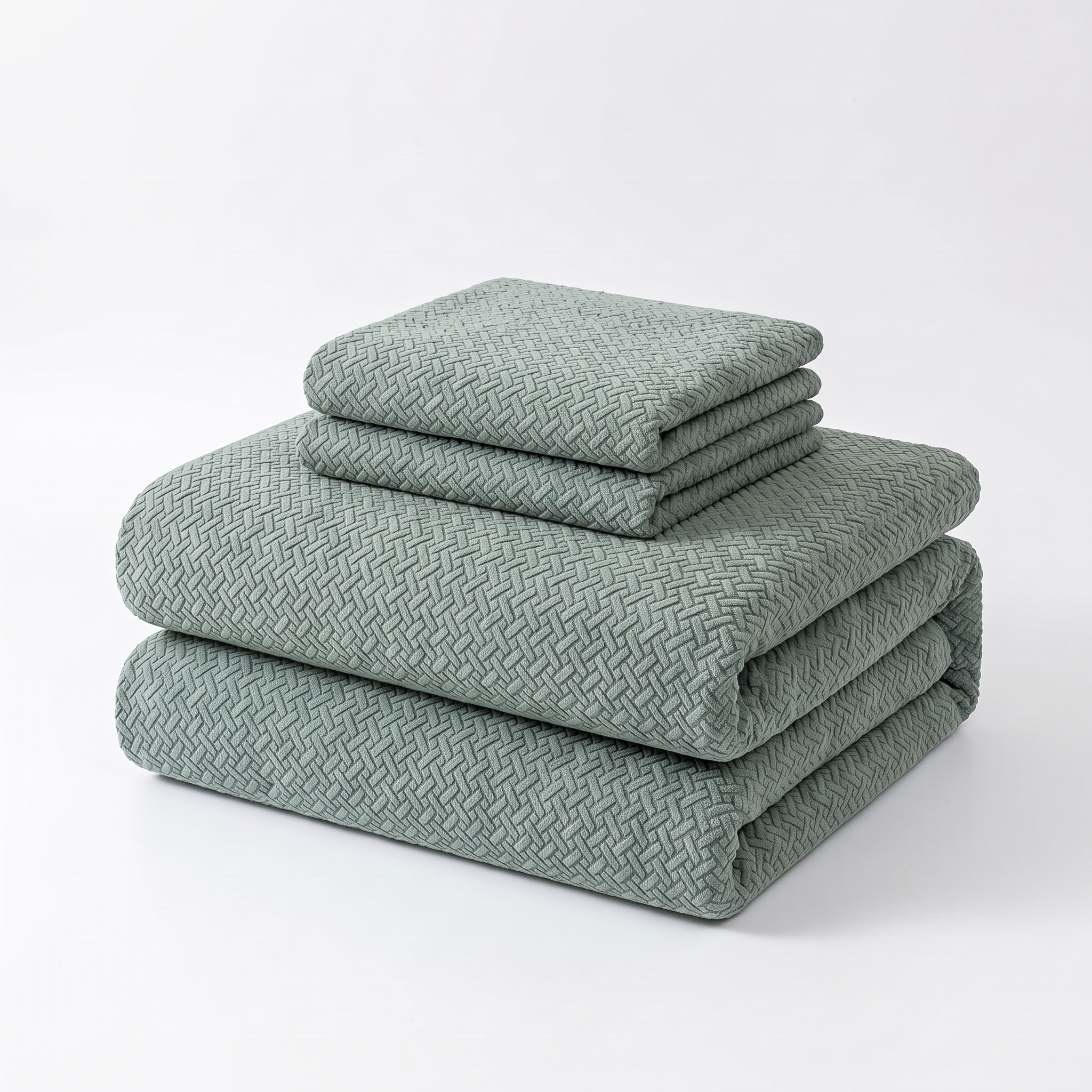Seat & Backrest Cushion Cover – Sage Green – product photo on a white background | Brivenzo