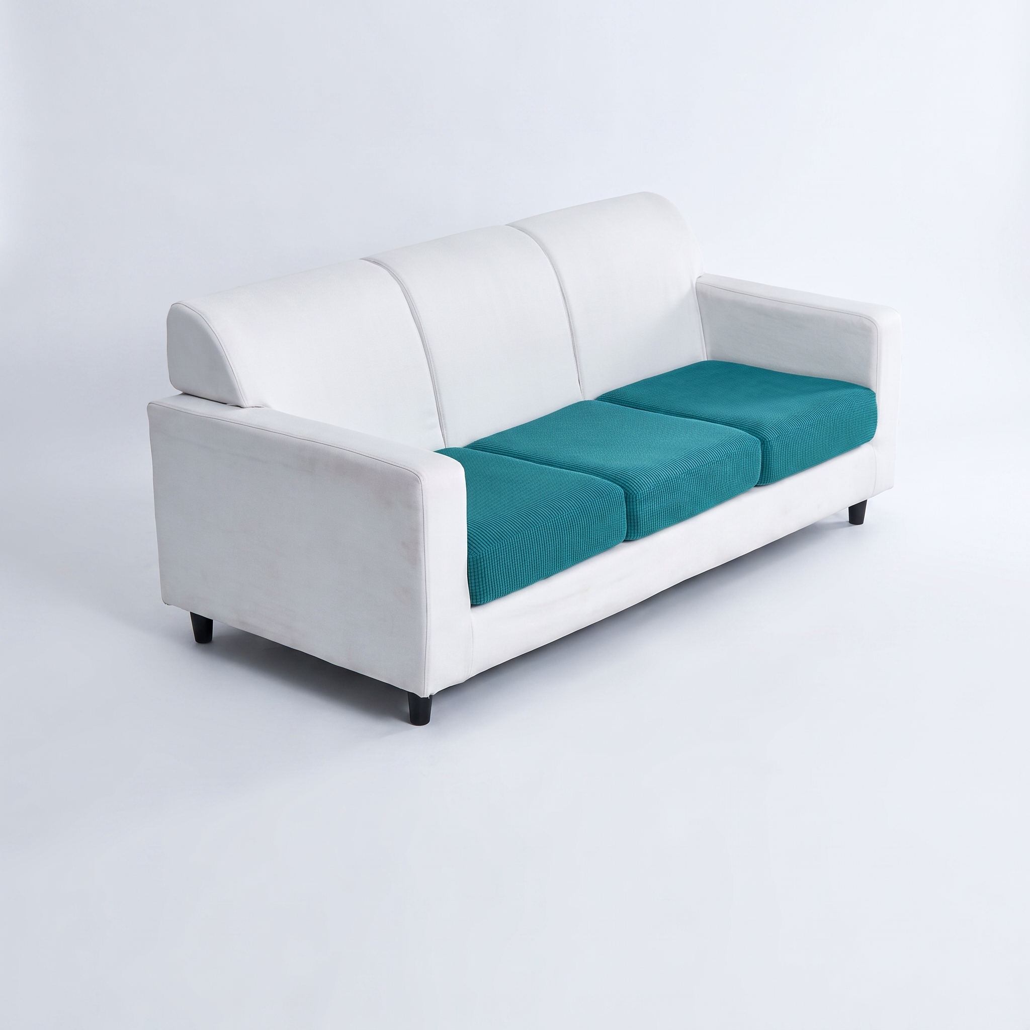 Seat and Backrest Cushion Cover Teal - product photo