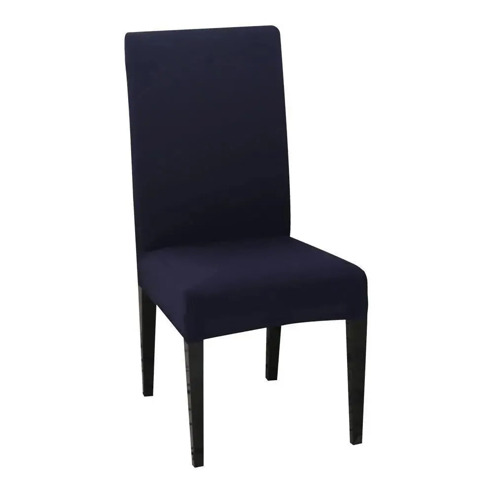 Stretch Dining Chair Cover – Midnight Blue – product view 4 | Brivenzo