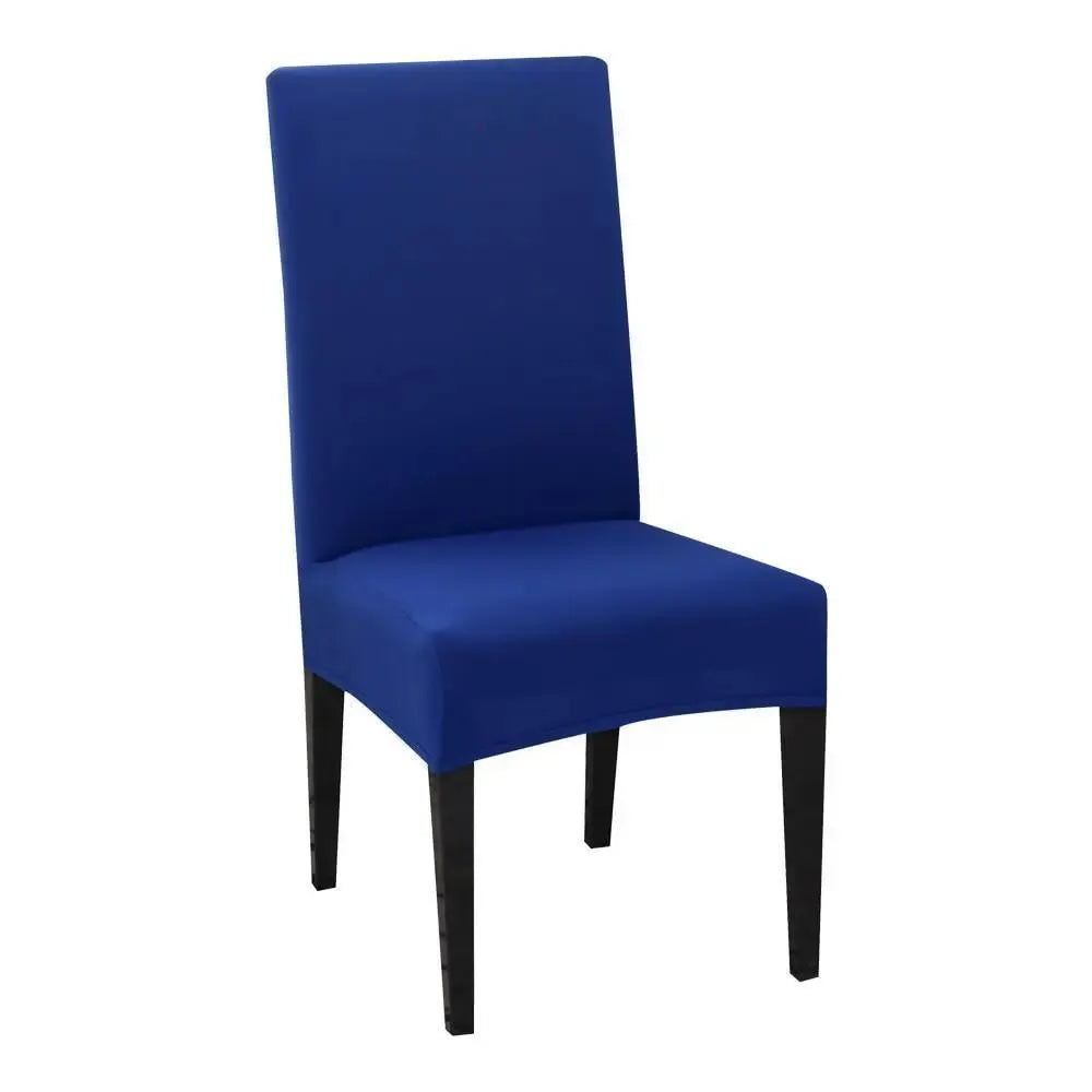 Stretch Dining Chair Cover – Space Blue – product view 4 | Brivenzo