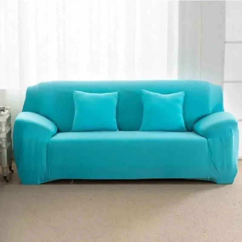 Stretch Sofa Slipcover – Blue – product view 6 | Brivenzo