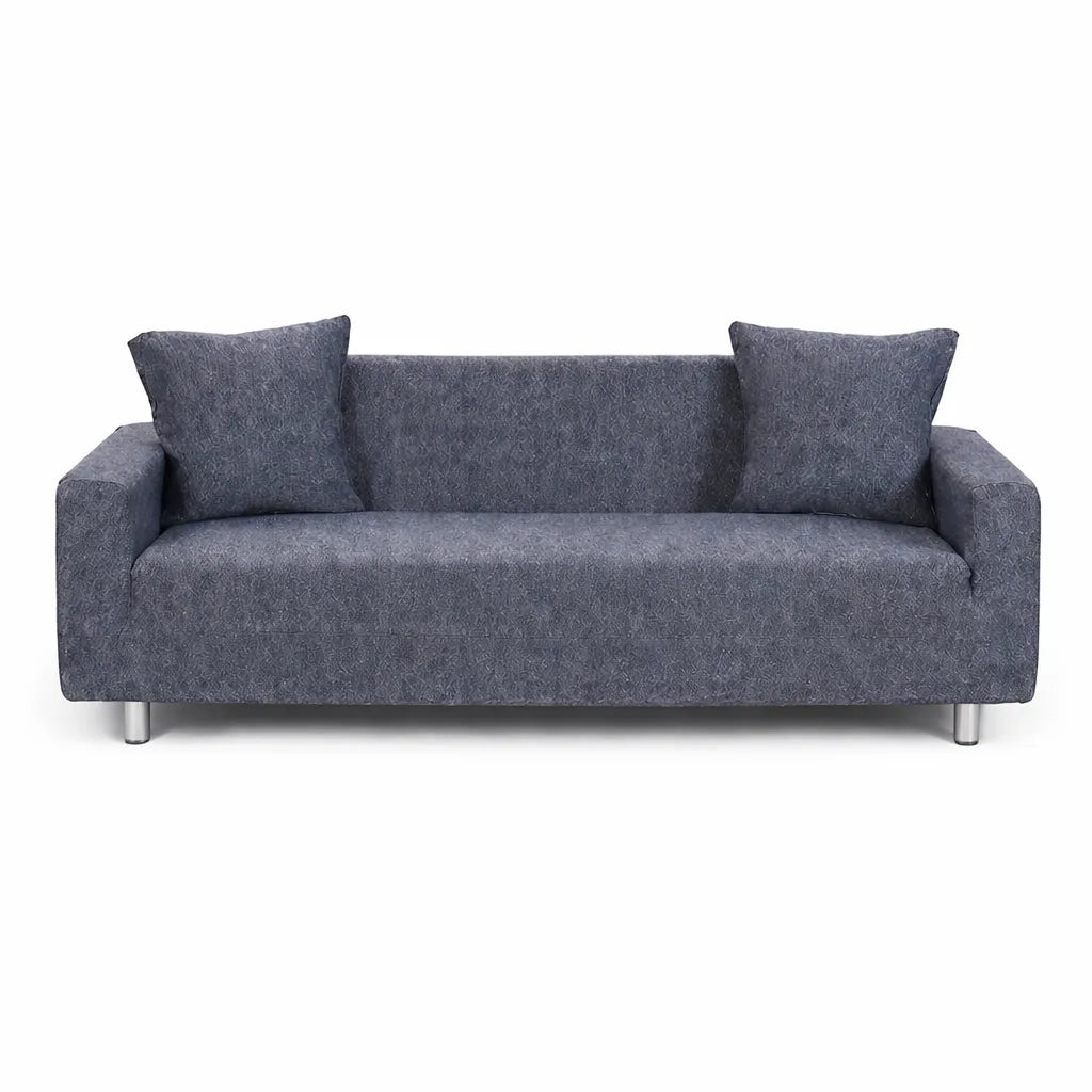 Stretch Sofa Slipcover – Charcoal Grey – product view 4 | Brivenzo