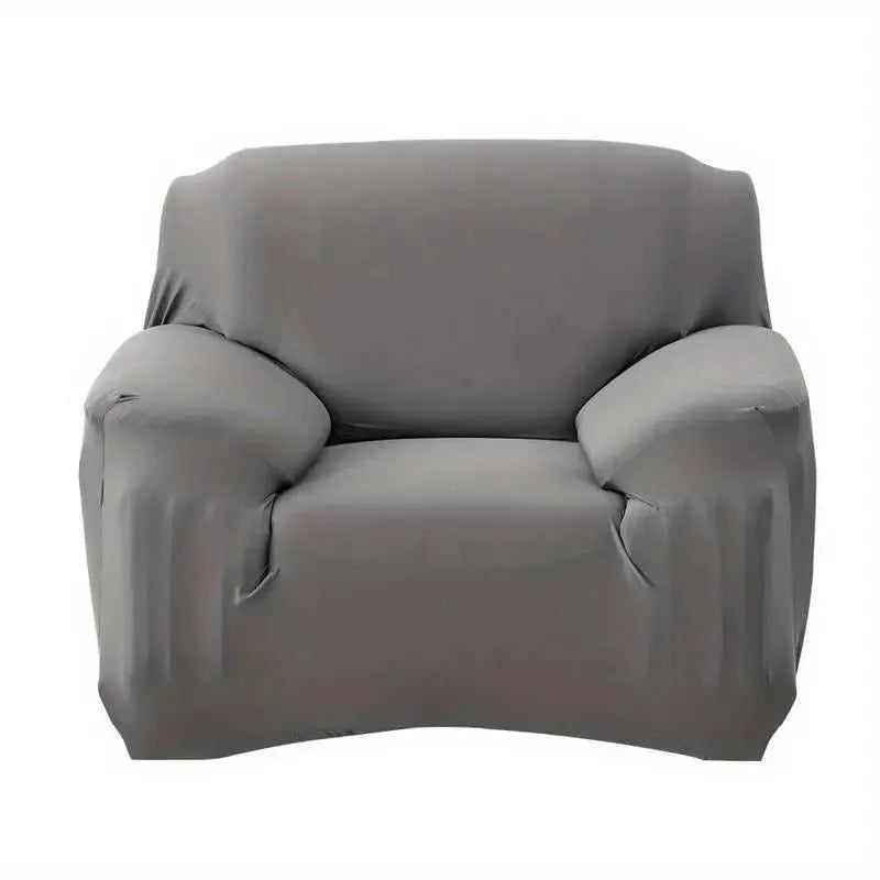 Stretch Sofa Slipcover – Grey – product view 9 | Brivenzo