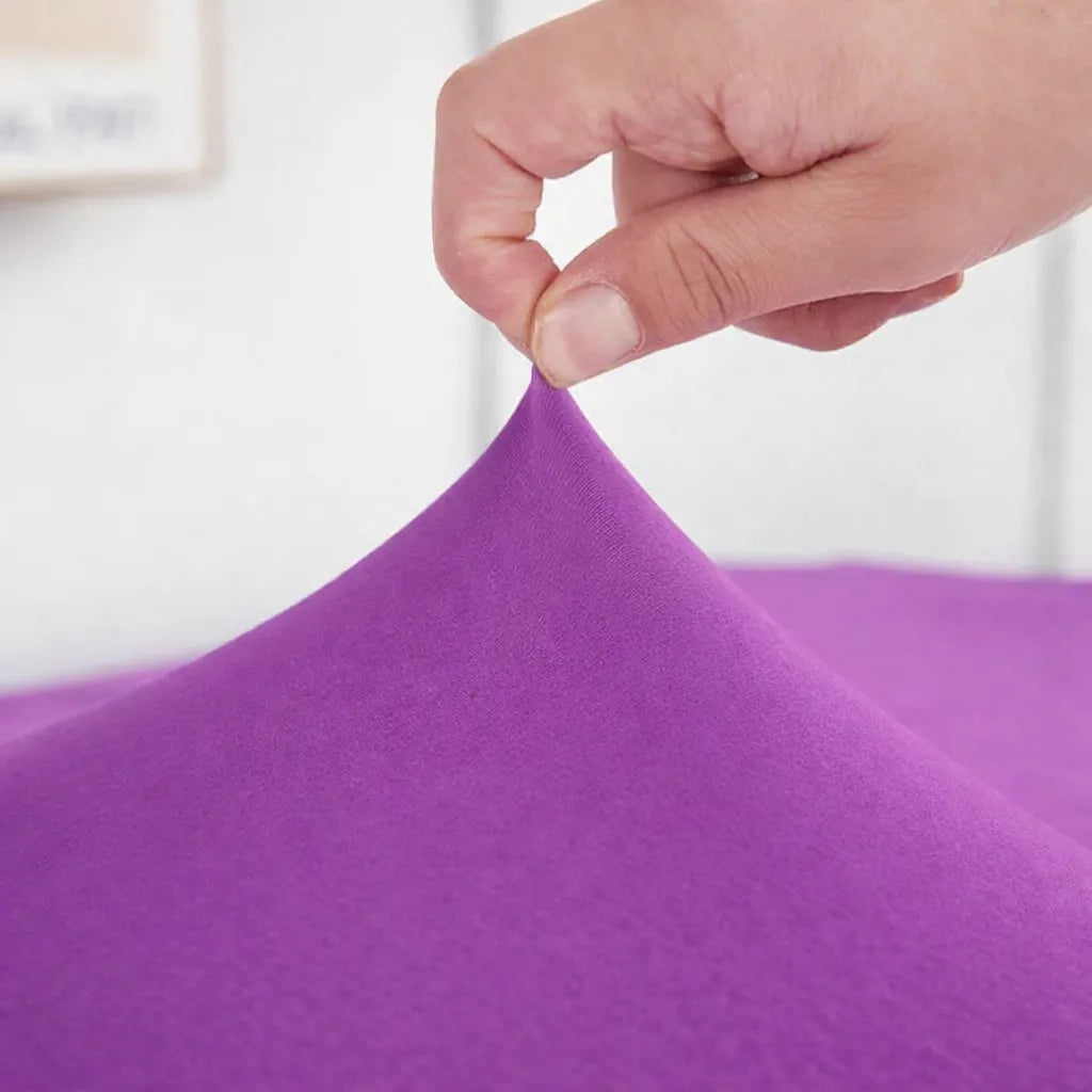Stretch Sofa Slipcover – Purple – product view 5 | Brivenzo
