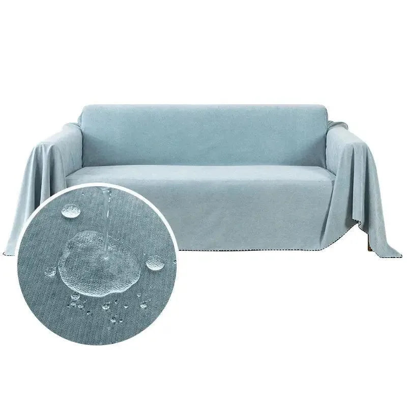 Waterproof Sofa Cover – Light Blue – product view 4 | Brivenzo