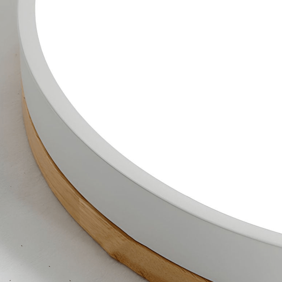 Ceiling Light with Visible Wood Grain and Neutral White 4000K Light, view 6