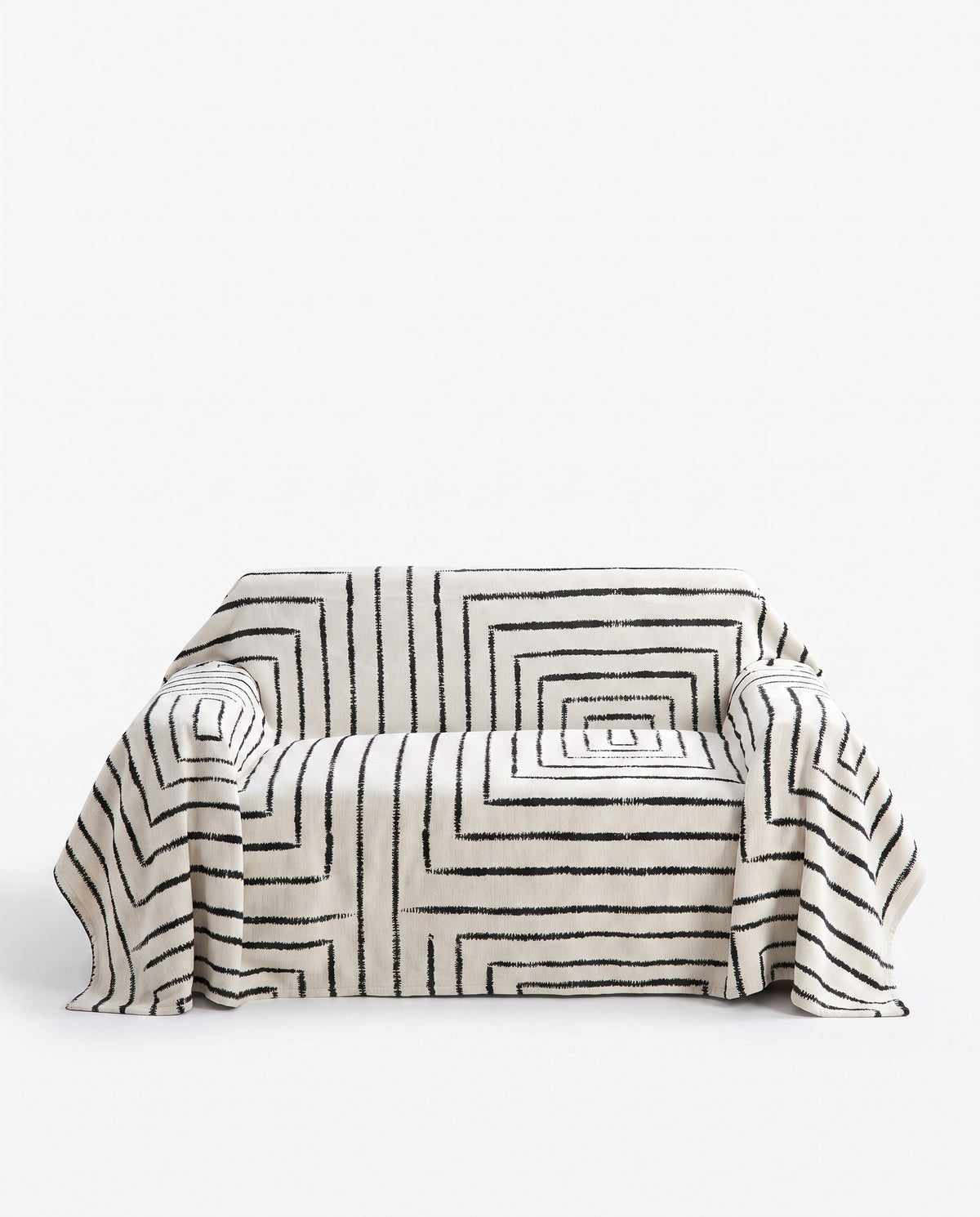 Chic Square Pattern Sofa Cover | Pet Friendly, 71-118in