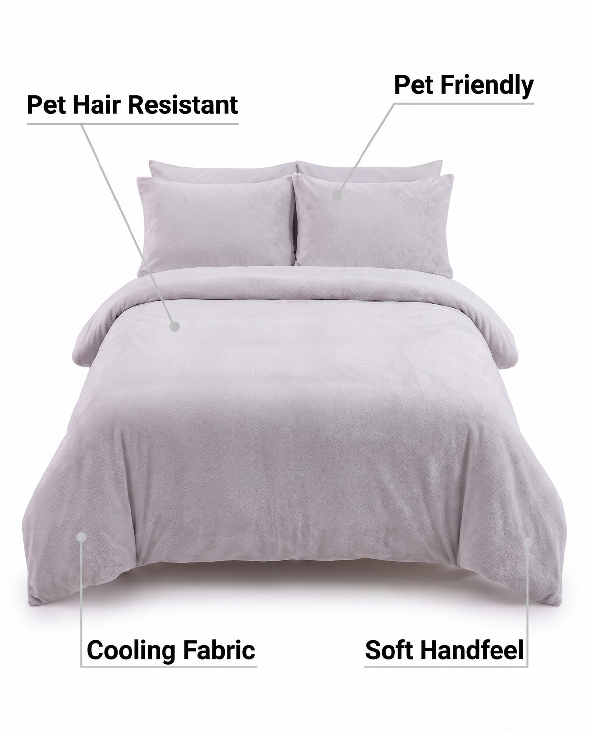 ChillGuard Comforter - Cooling & Pet Hair Repellent | Soft Handfeel