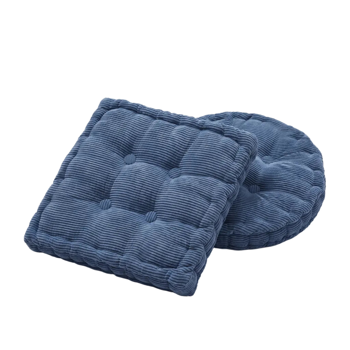 Corduroy Floor Meditation Cushion | Thick Soft Fill, 16-24in