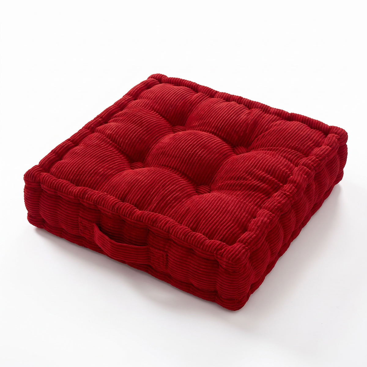 Corduroy Floor Meditation Cushion | Thick Soft Fill, 16-24in