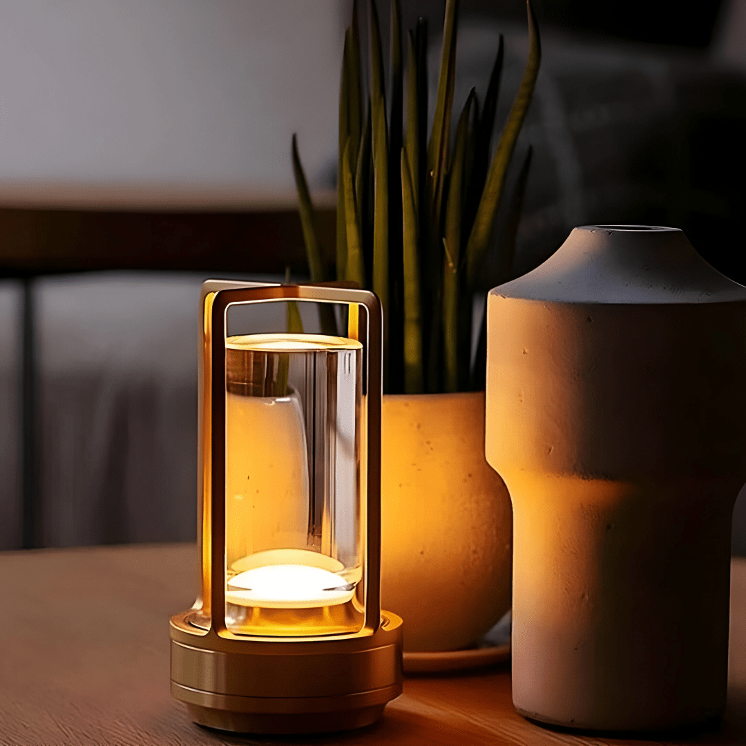 Cordless Rechargeable Table Lamp with Touch Control and Three Light Colors, view 1