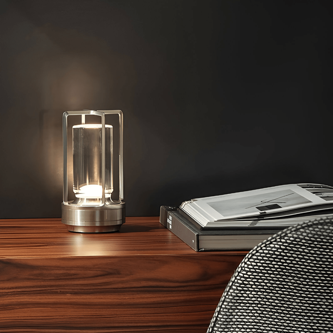 Cordless Rechargeable Table Lamp with Touch Control and Three Light Colors, view 9