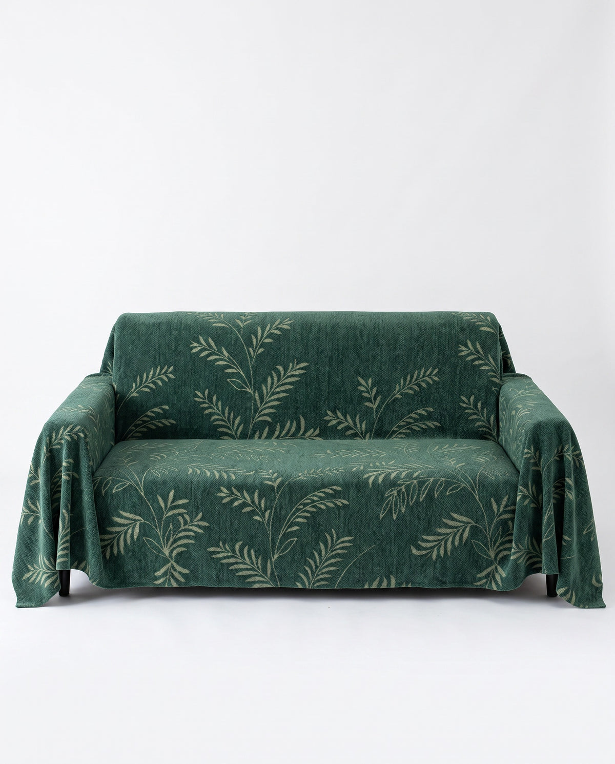 Cozy Winter Botanicals Sofa Cover | Pet Friendly, 71-165in