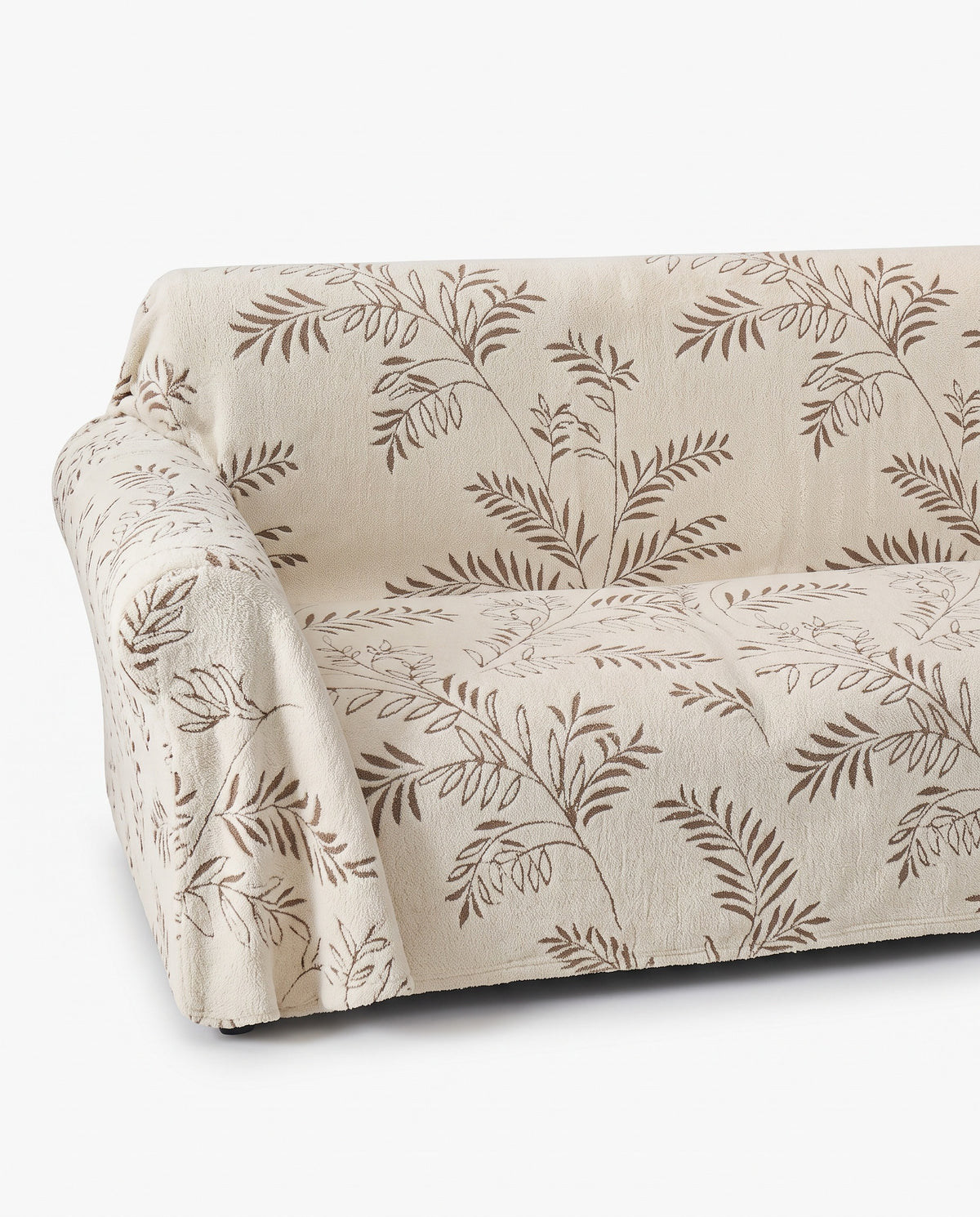 Cozy Winter Botanicals Sofa Cover | Pet Friendly, 71-165in