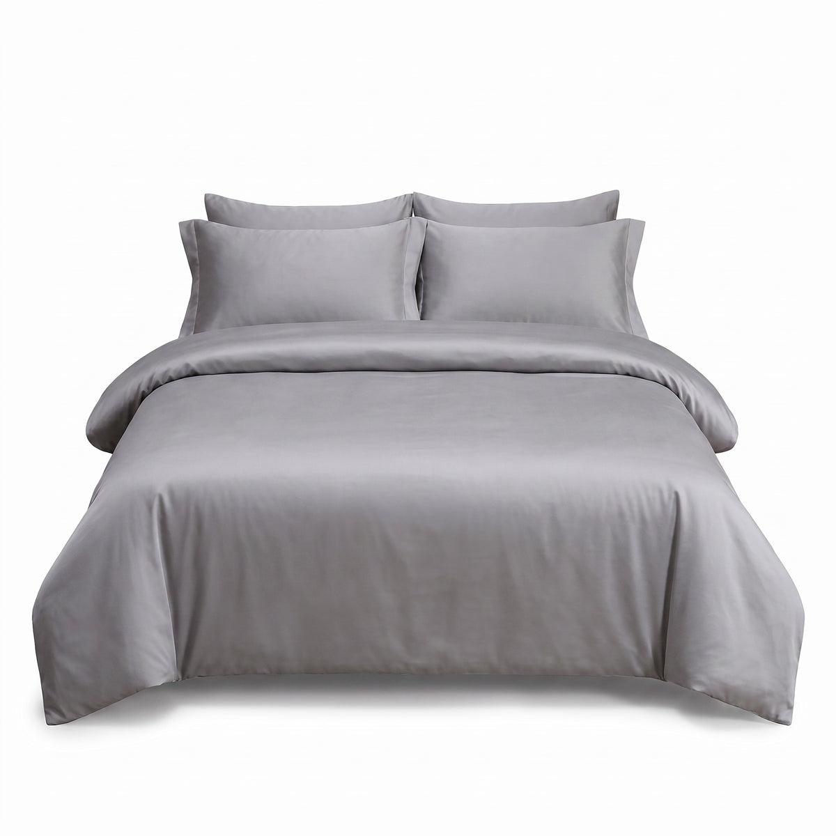 Solid Duvet Cover Set | Breathable Weave, 59-87in