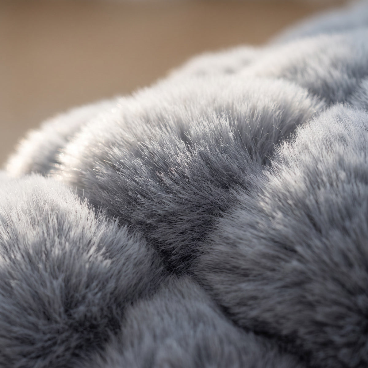 Round Fleece Rug | Soft Non-Slip Backing, 35in