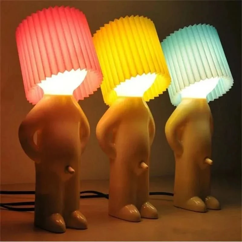 Decorative LED Lamp with Power Adapter, 3.9 x 9.8 in, in Seven Colors, view 4