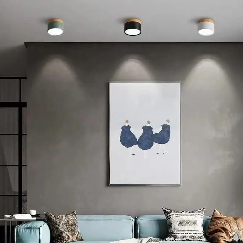 Dimmable LED Ceiling Light in Aluminum Housing, 9 to 18 W, Three Color Temperatures, view 3