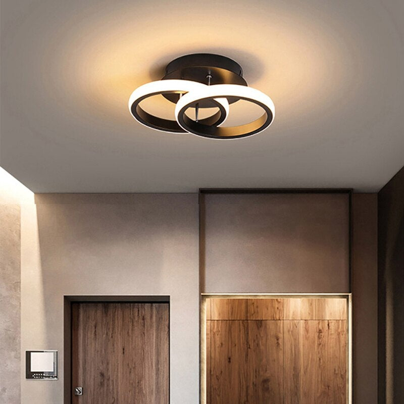 Dimmable LED Ceiling Light with Twisted Ribbon Design, 9.4 Inch, view 5