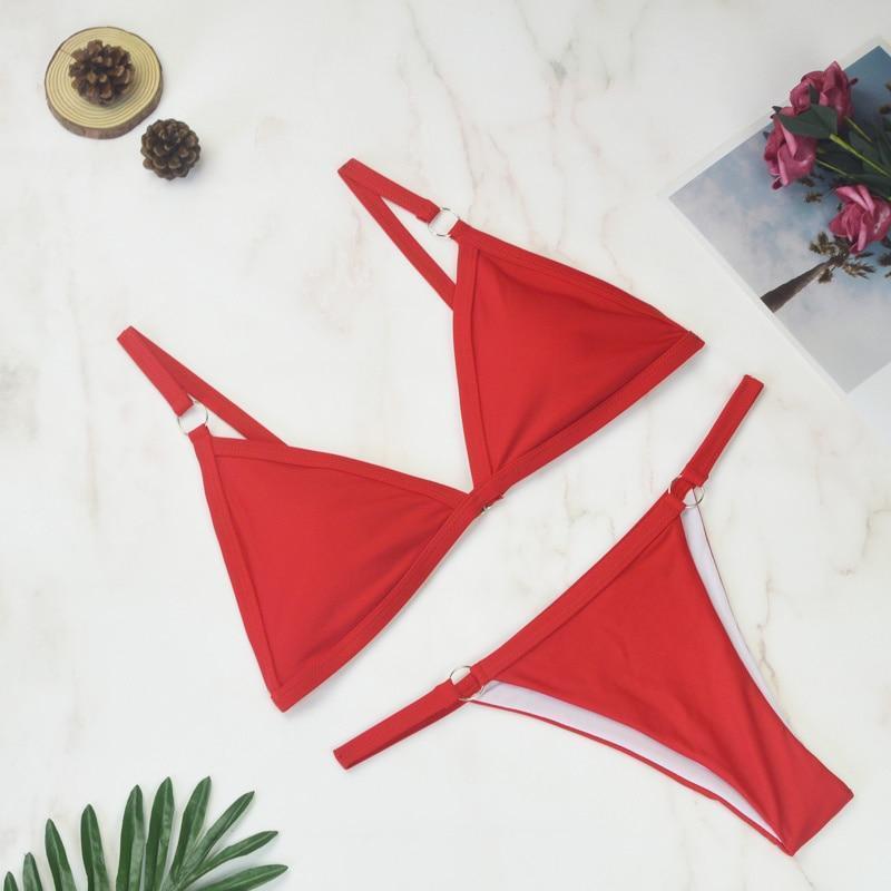 Summer | Women's Adjustable Triangle Bikini Set