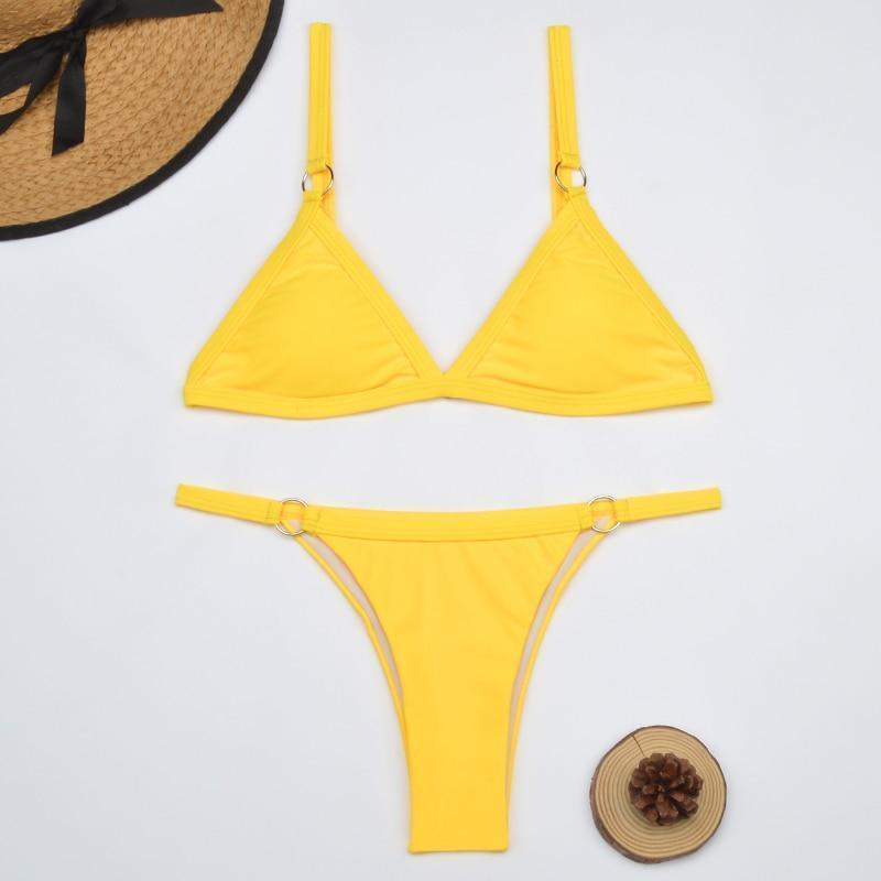 Summer | Women's Adjustable Triangle Bikini Set