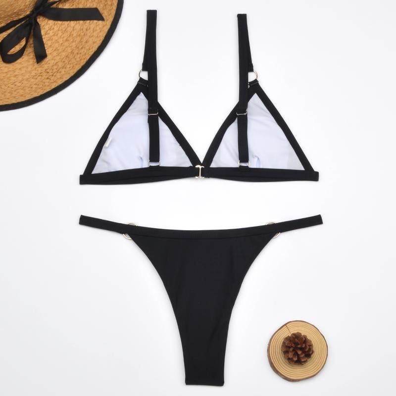 Summer | Women's Adjustable Triangle Bikini Set