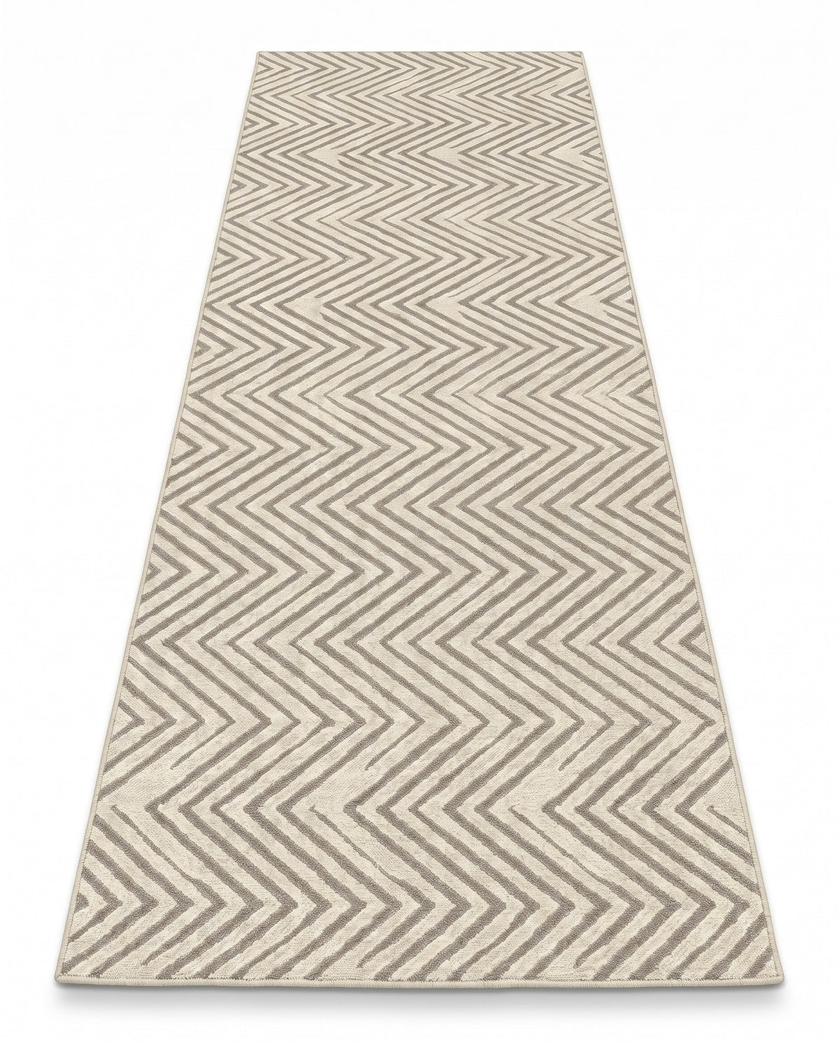 Easy Clean Rug Chevron Pattern Durable Non-Slip Pet-Friendly Mod | Indoor Use, 1-9ft