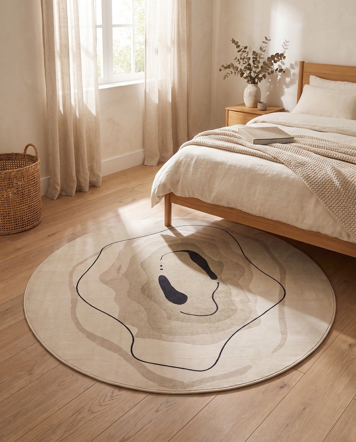 Easy Clean Rug Chic Dune Whisper Accent Spillproof Pet-Friendly  | Durable Pile, 3-9ft