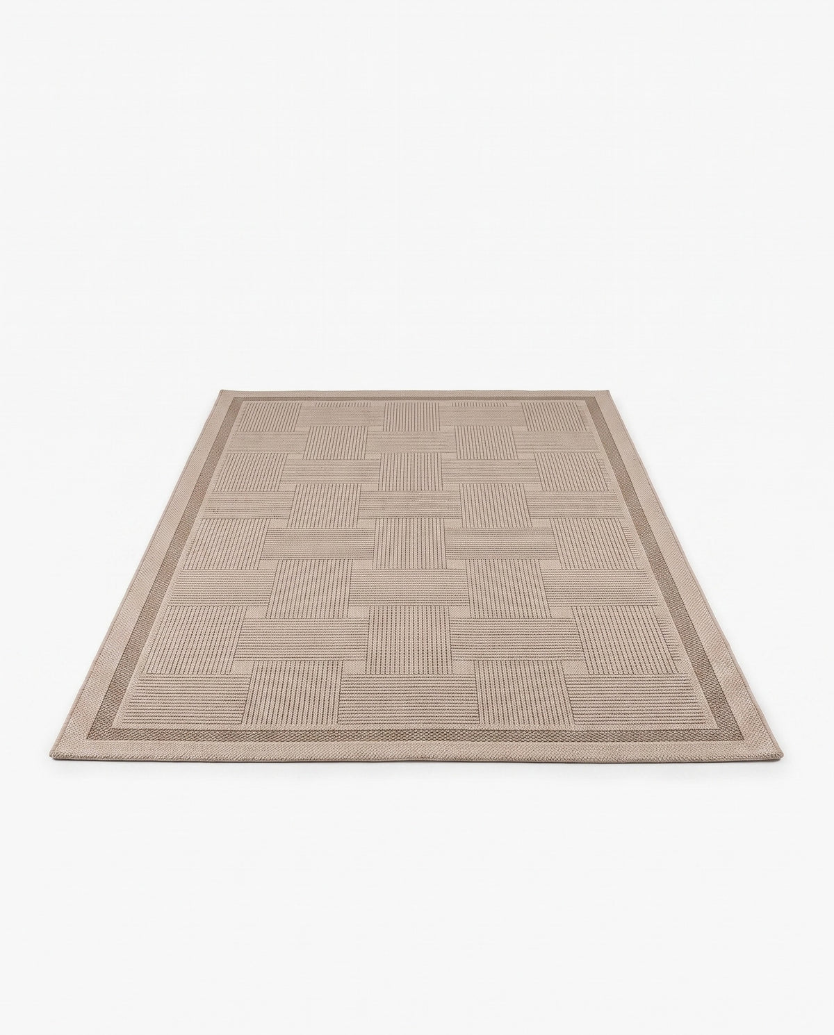 Easy Clean Rug Classic Checkerboard Spillproof Modern Living Roo | Durable Pile, 2-9ft