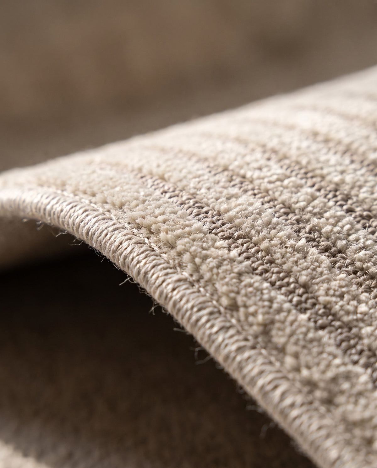 Easy Clean Rug Geometric Line Non-Slip Quick-Drying Bath Mat | Durable Pile, 1-9ft