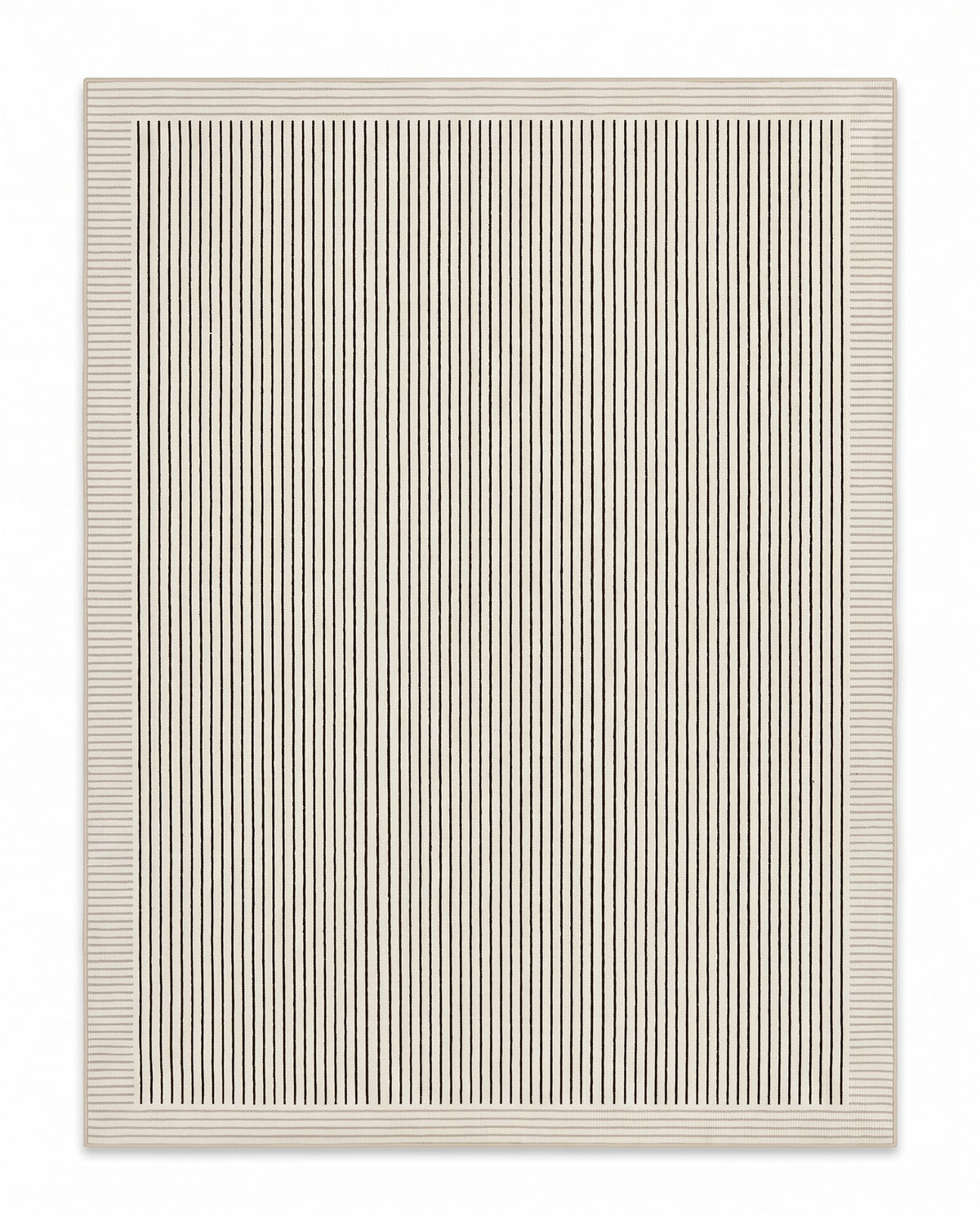 Easy Clean Rug Linear Elegance Durable Non-Slip Pet-Friendly Min | Indoor Use, 2-9ft
