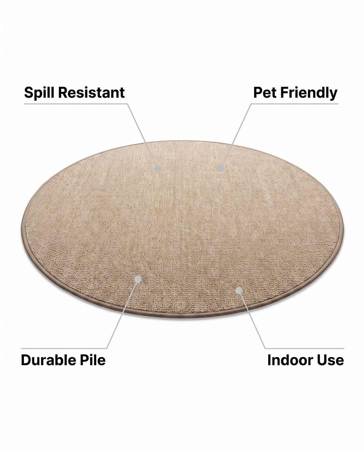 Easy Clean Rug Midnight Stripes Spillproof Pet-Friendly Chic Liv | Durable Pile, 8ft