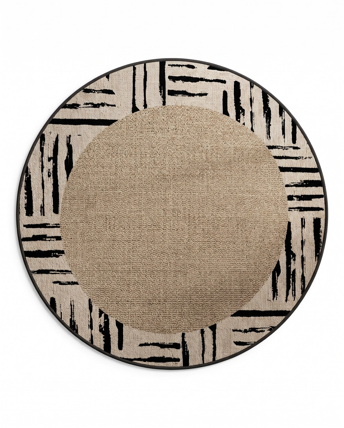 Easy Clean Rug Midnight Stripes Spillproof Pet-Friendly Chic Liv | Durable Pile, 8ft