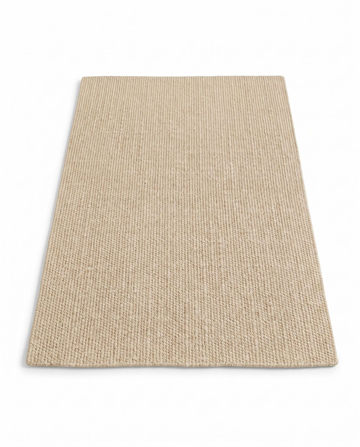 Easy Clean Rug Minimalist Natural Jute Durable Non-Slip Pet-Frie | Indoor Use, 2-9ft