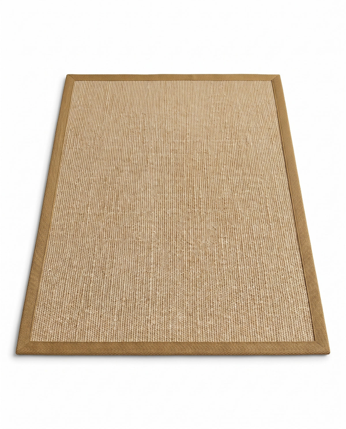 Easy Clean Rug Natural Border Jute Durable Non-Slip Pet-Friendly | Indoor Use, 2-9ft