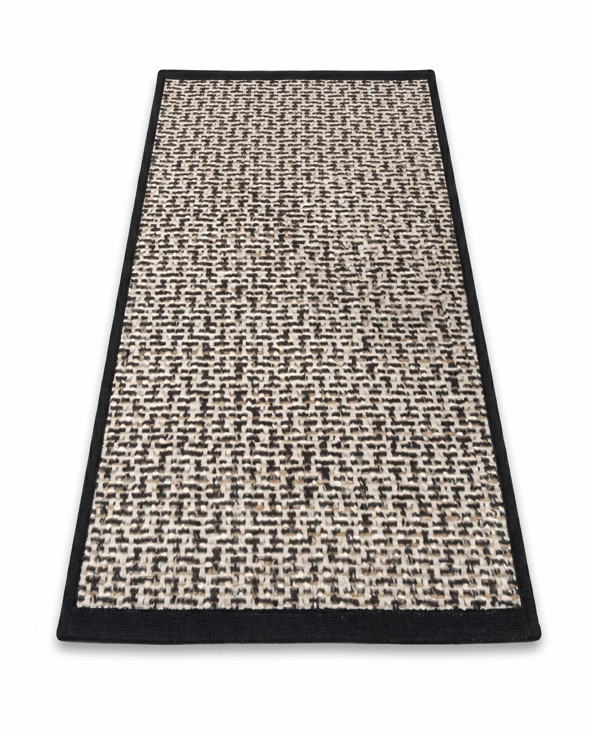 Easy Clean Rug Textured Border Durable Non-Slip Pet-Friendly Boh | Indoor Use, 1-6ft