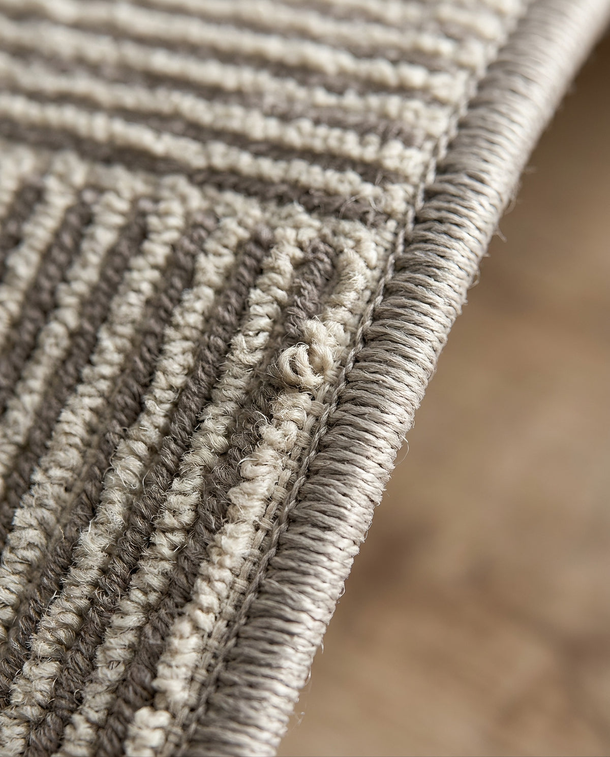 Easy Clean Rug Textured Grid Durable Non-Slip Pet-Friendly Moder | Indoor Use, 1-9ft