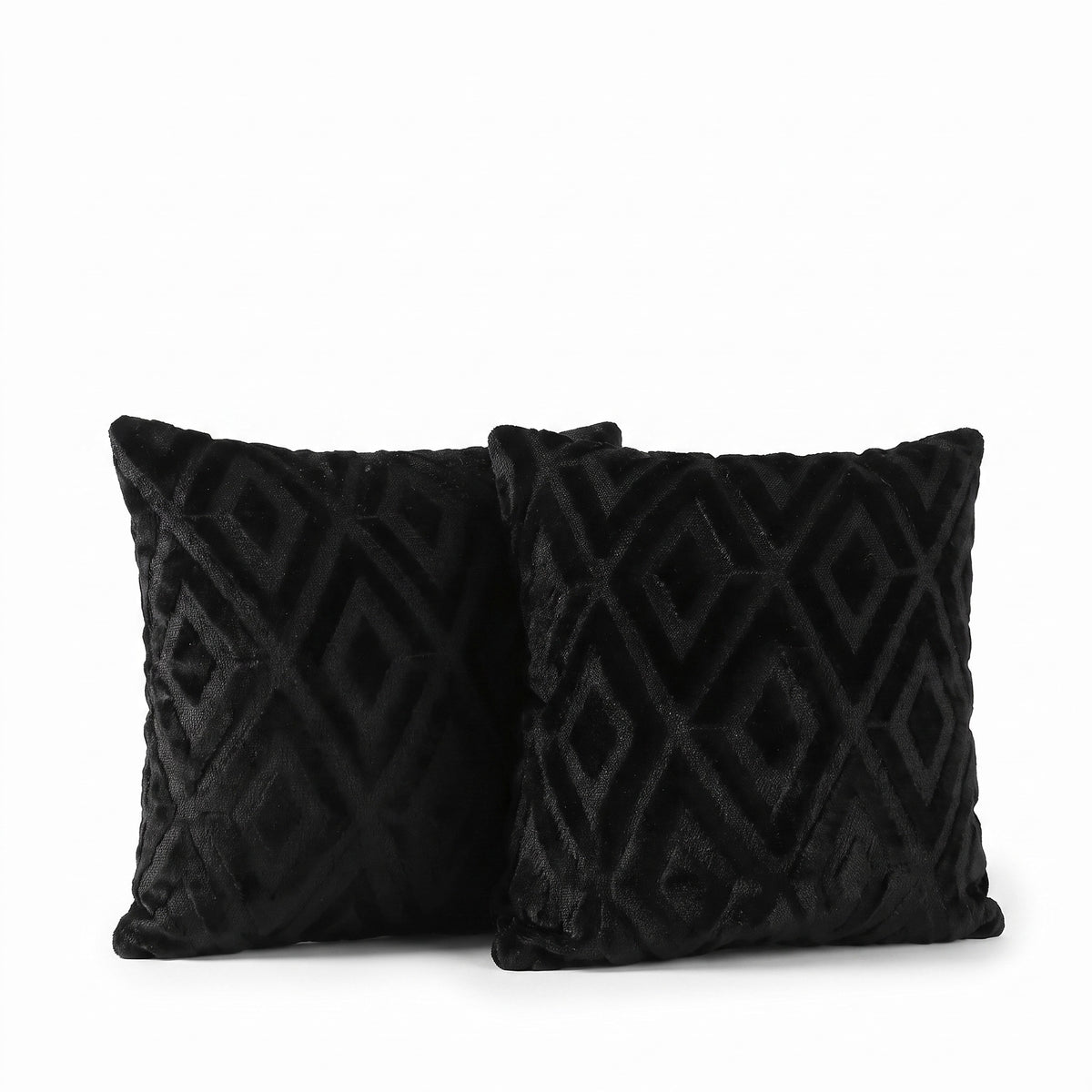 Christmas Plush Cushion Cover Set of 2 | Soft Pile, 12-26in