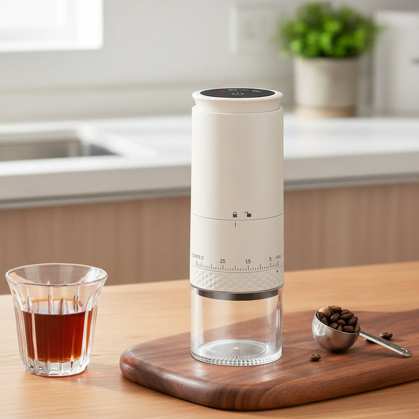 Electric Coffee Grinder with 38 Grind Settings, Rechargeable Battery and USB-C, view 4
