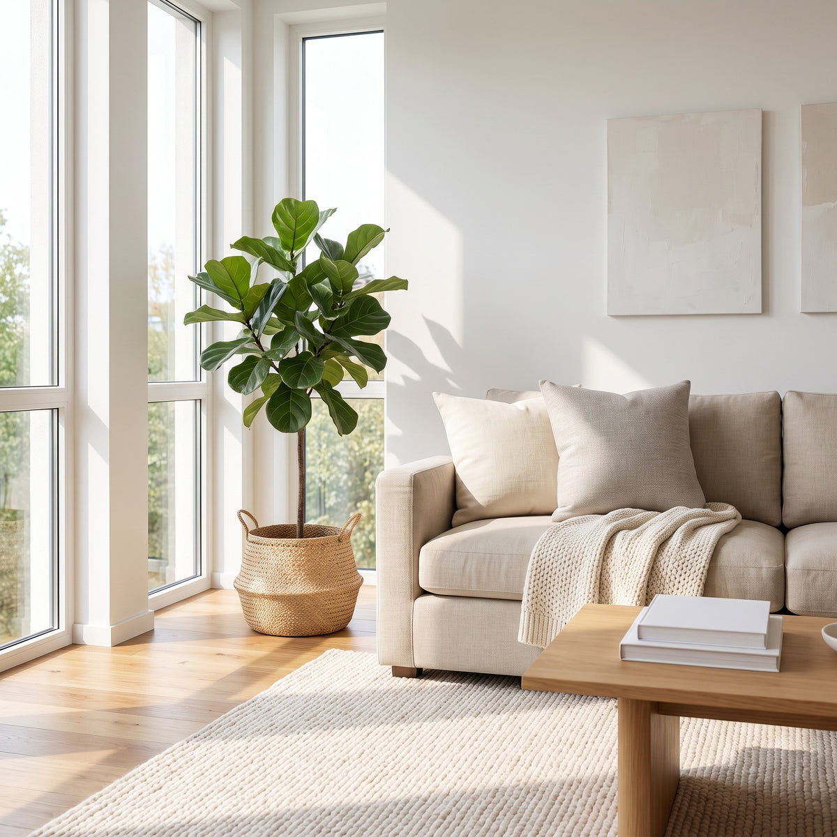 Modern Filled Soft Cushion | Insert Included, 16in