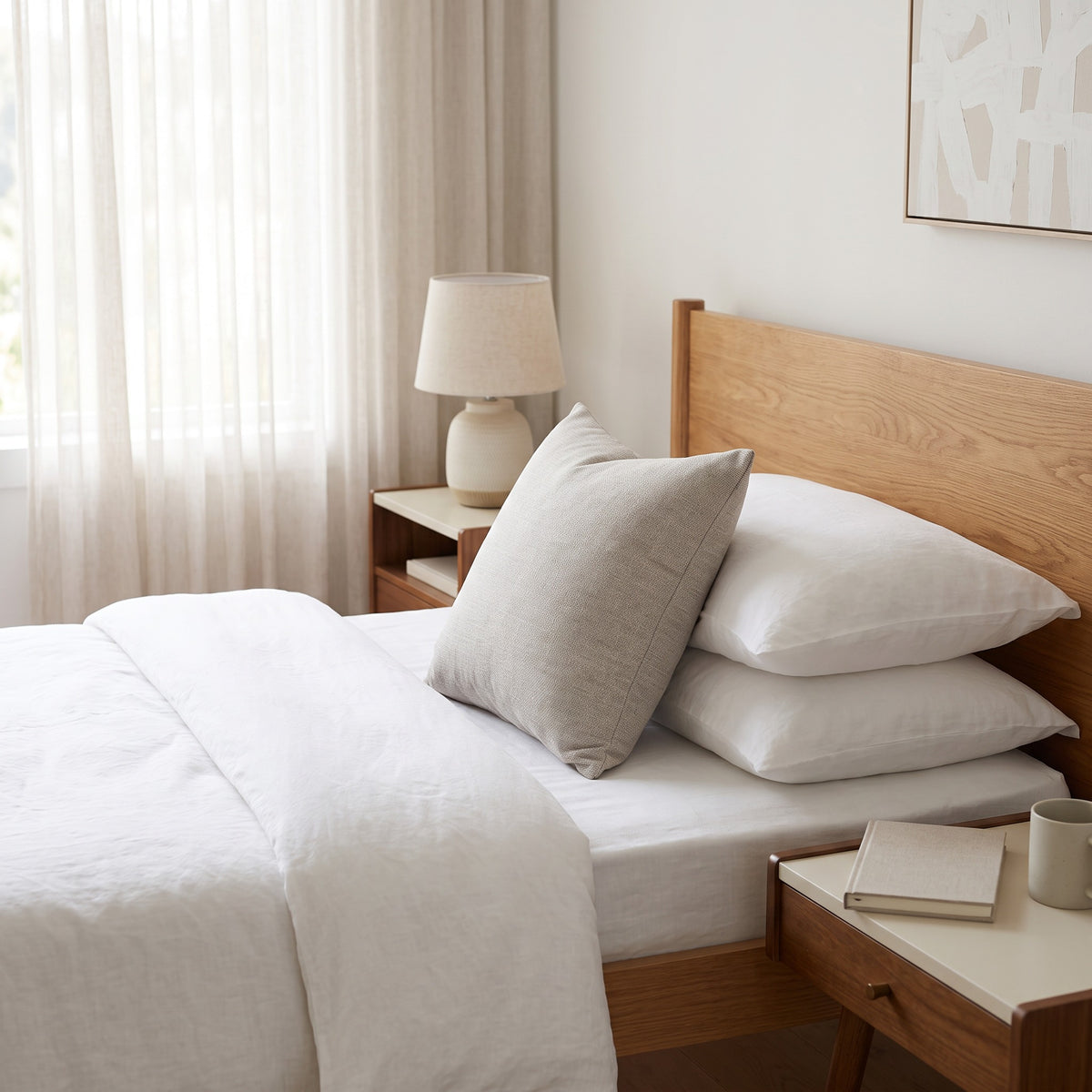 Modern Filled Soft Cushion | Insert Included, 16in