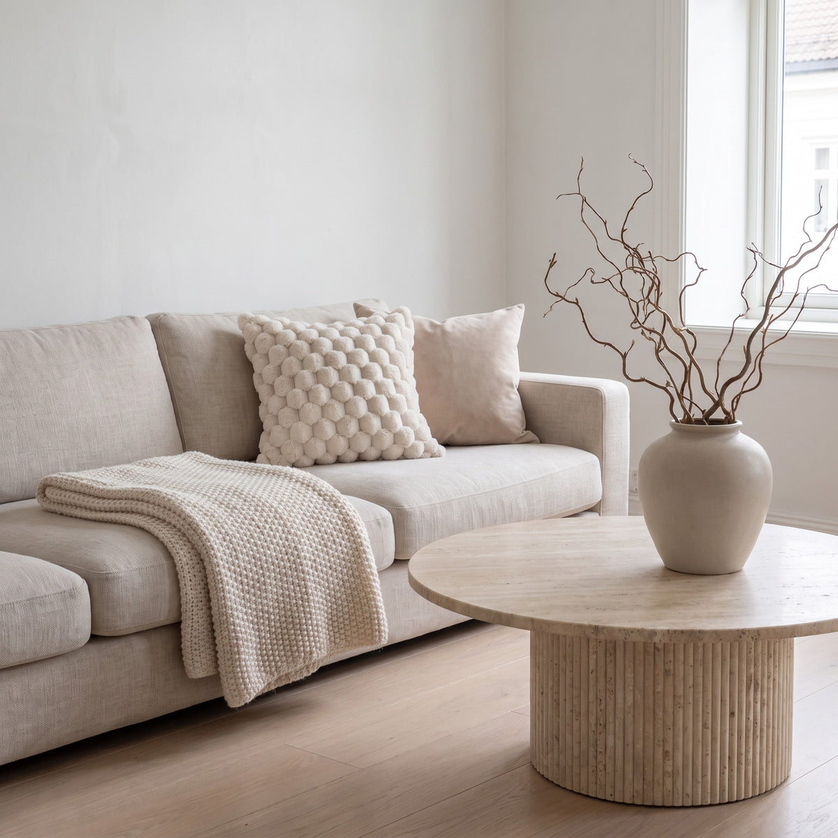 Textured Soft Cushion Cover | Melange Weave, 5 Colors