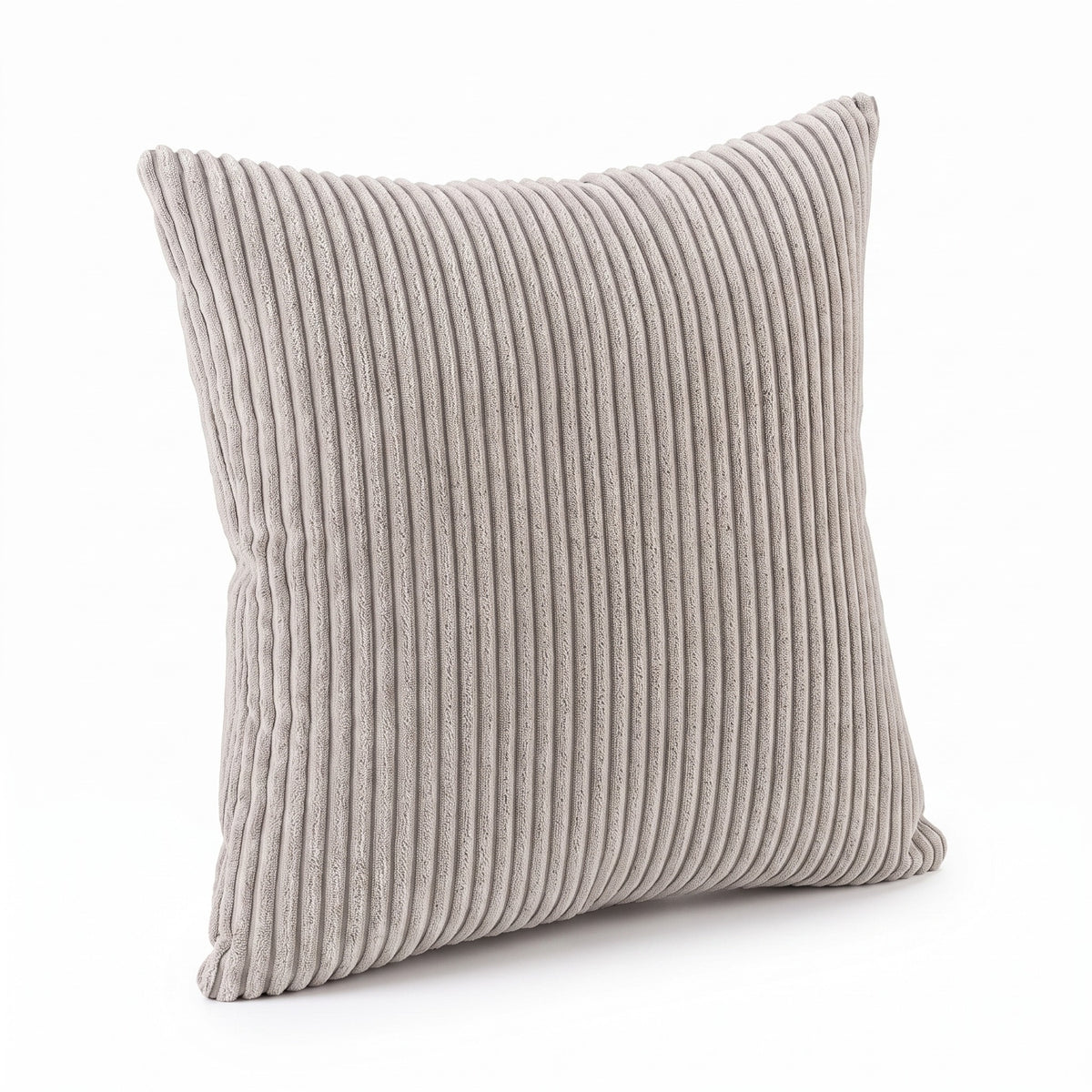 Striped Corduroy Cushion Cover | Soft Ribbed, 12-24in
