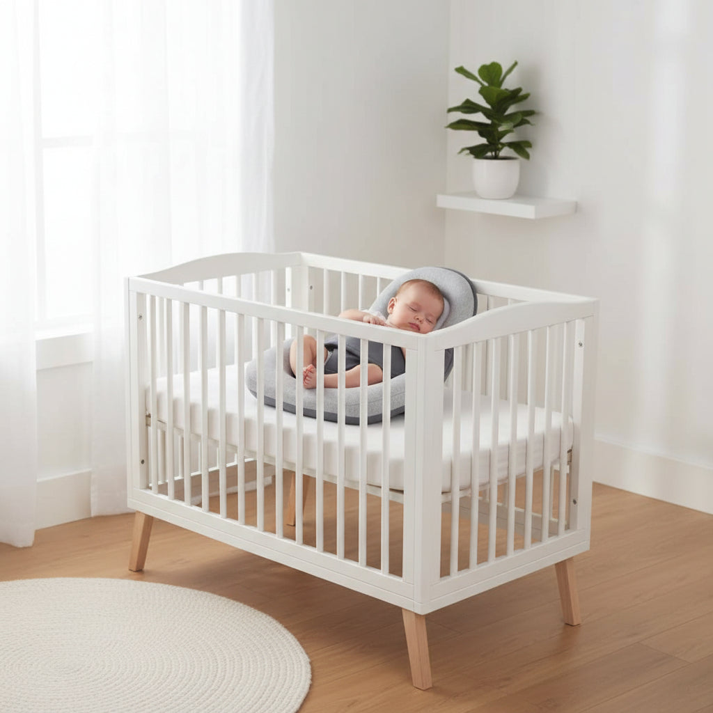 Ergonomic Baby Pillow with Gentle Incline for Bassinet, Crib and Feeding, view 3